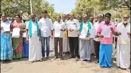 இராமநாதபுரம்: வாலி நோக்கத்தில் கோவில் நிலம் ஆக்கிரமிப்பு-வேலி அமைத்திட பாதுகாப்பு வழங்கிடுமாறு எஸ் பி அலுவலகத்தில் கோரிக்கை #localissue