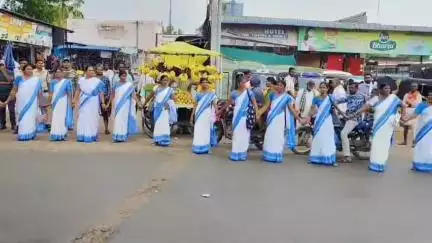 ముధోల్: భైంసాలో ఆశావర్కర్ల ఆందోళన-సమస్యలు పరిష్కరించాలని డిమాండ్