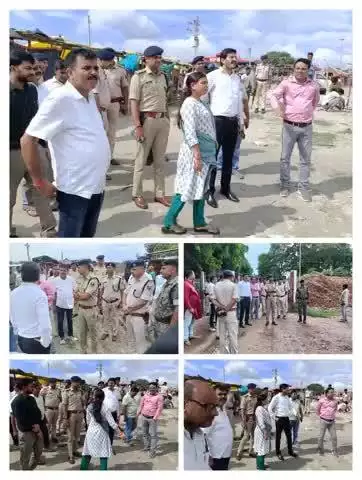 आज दिनांक-09.07.25 को जिला पदाधिकारी एवं पुलिस अधीक्षक कटिहार द्वारा आगामी श्रावनी मेला_2025 को लेकर मनिहारी गंगा नदी का निरीक्षण किया गया तथा अनुमंडल पदाधिकारी, अनुमंडल पुलिस पदाधिकारी, मनिहारी, अंचलधिकारी,थानाध्यक्ष, मनिहारी
