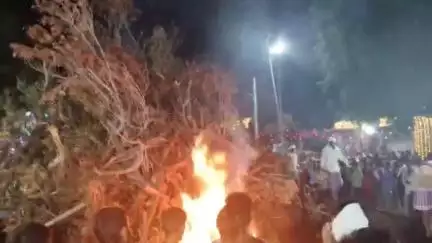 ಚಳ್ಳಕೆರೆ: ಎನ್.ಮಹದೇವಪುರ ಗ್ರಾಮದಲ್ಲಿ ಅದ್ದೂರಿ ಮೊಹರಂ ಹಬ್ಬಕ್ಕೆ ತೆರೆ