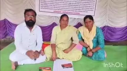 नांदगाव: भूमी अभिलेख कार्यालयासमोर महिलेचं अमरण उपोषण