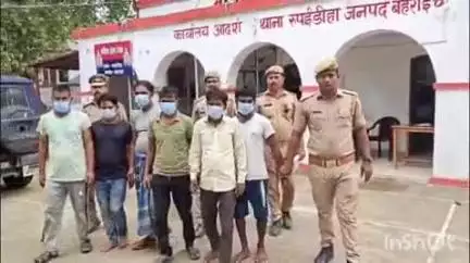 नानपारा: रूपईडीहा पुलिस ने जान से मारने की नियत से शांति व्यवस्था भंग करने वाले 6 अभियुक्तों को किया गिरफ्तार