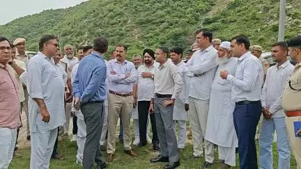 नूह: सिंगार गांव के मंदिर का नूह डीसी ने प्रशासन के साथ लिया जायजा, प्रतिक्रिया दी