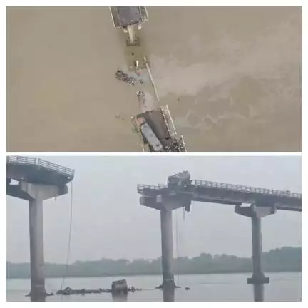 గుజరాత్‌లోని వడోదరలో వంతెన కూలి నదిలో పడ్డ వాహనాలు, 9 మంది మృతి