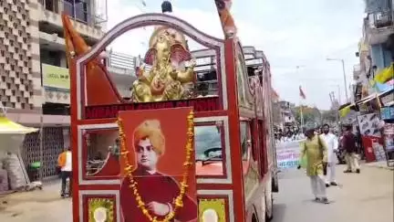 दुधि: दुद्धी में राष्ट्रीय विद्यार्थी दिवस पर अभाविप ने निकाली शोभायात्रा, छात्र-छात्राओं ने परिषद ध्वज के साथ रैली निकाली