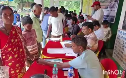 नारायणपुर: उदयपुर में धरती आबा जनजातीय ग्राम उत्कर्ष अभियान के तहत शिविर का आयोजन