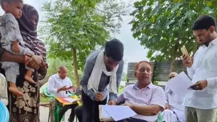 नूह: गांव बसई मेव में किसानों को कैंसिल रास्तों की जमीन का कब्ज़ा मिलना शुरू