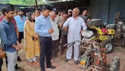 बड़नगर: कलेक्टर रोशन कुमार सिंह ने किया बड़नगर विकासखंड का भ्रमण
