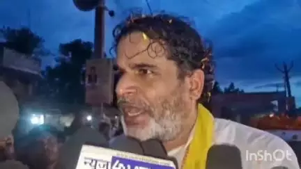 हरलाखी: उमगांव में जन सुराज के सूत्रधार प्रशांत किशोर ने मीडिया को संबोधित किया