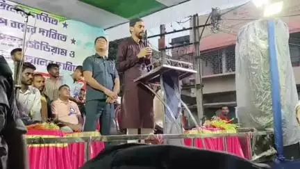 বারাসাত ১: দত্তপুকুরে আইএসএফের সভা থেকে পুলিশের বিরুদ্ধে মাইক খোলার অভিযোগ নওশাদ সিদ্দিকীর