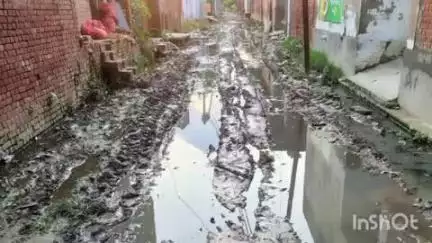 कायमगंज: गांव शुकरुल्लापुर-परमनगर मार्ग पर कई महीनों से भरा पानी, आवागमन में ग्रामीणों को हो रही दिक्कतें