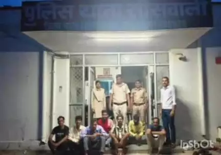 बारां: सीसवाली पुलिस ने जुआ-सट्टा के खिलाफ की कार्रवाई, 7 व्यक्तियों को किया गिरफ्तार, ₹27,500 सट्टा राशि की गई ज़ब्त