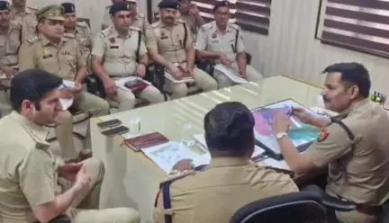कैराना: कांवड़ यात्रा को लेकर यूपी और हरियाणा के पुलिस अधिकारियों की समालखा में बैठक, बॉर्डर पर सुरक्षा पर चर्चा
