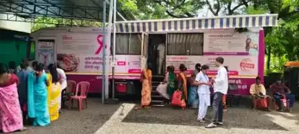 सिंधुदुर्ग जिल्ह्यात सुसज्ज कॅन्सर डायग्नोस्टिक व्हॅन दाखल, जिल्ह्यात कॅन्सर तपासणी व जनजागृती मोहीम सुरू,माननीय जिल्हाधिकारी श्री.अनिल पाटील यांनी भेट देऊन केली पाहणी