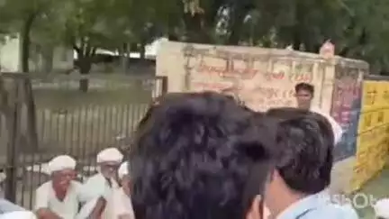बालेसर: नाहरों की ढाणी स्थित सरकारी स्कूल के ग्रामीणों ने लगाया ताला