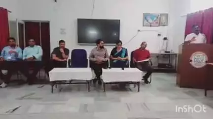 मांडू: राधा गोबिंद पब्लिक स्कूल द्वारा सीबीएसई क्लस्टर 3 फुटबॉल टूर्नामेंट 2025 के आयोजन हेतु मैनेजर मीटिंग आयोजित
