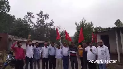 कन्हान क्षेत्र: शारदा कोयला खदान समेत सभी खदानों में श्रमिक संगठनों की हड़ताल से कोल उत्पादन प्रभावित