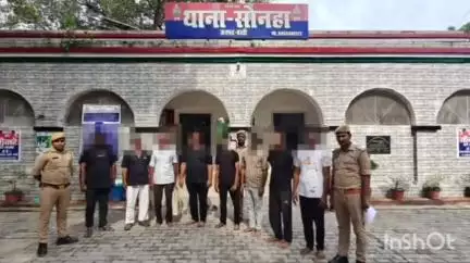 भानपुर: मारपीट के मामले में सोनहा पुलिस ने अलग-अलग जगह से 8 लोगों को किया गिरफ्तार