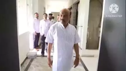 అమరావతిలో నిర్మాణంలో ఉన్న ఎమ్మెల్యే, ఎమ్మెల్సీ క్వార్టర్లను పరిశీలించిన స్పీకర్ అయ్యన్నపాత్రుడు
