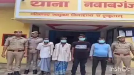 नानपारा: नवाबगंज पुलिस ने शांति भंग के मामले में चार वारंटियों को किया गिरफ्तार
