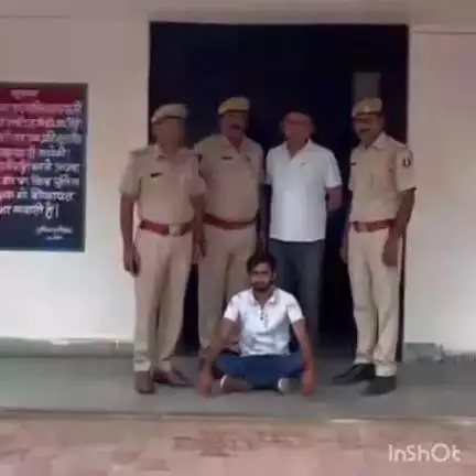 आहोर: आहोर पुलिस ने मारपीट के मामले में वांछित आरोपी को किया गिरफ्तार
