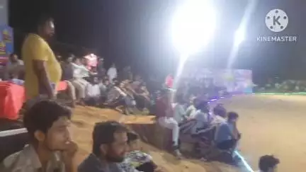 नोहर: नोहर के गांधीनगर मैदान में रात्रिकालीन प्रीमियर लीग क्रिकेट प्रतियोगिता आयोजित, बड़ी संख्या में दर्शक मैच देखने पहुंचे