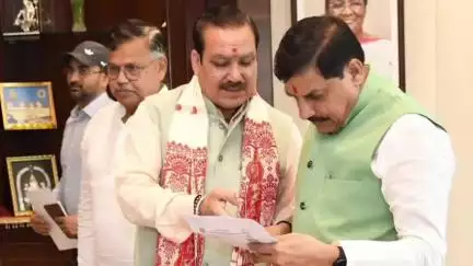 सारंगपुर: सारंगपुर विधायक टेटवाल ने सीएम मोहन यादव से भोपाल में की मुलाकात, गांवों को जोड़ने की मांग की