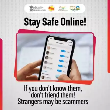 Do not accept the friend requests of strangers, as they may be scammers.
#becybersafe