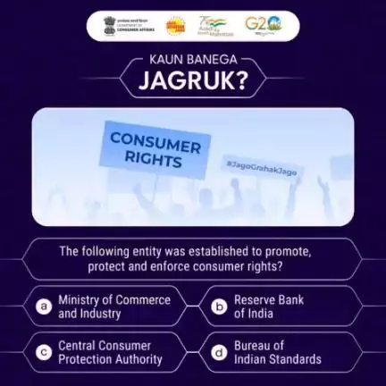 Which entity was established to promote, protect and enforce consumer rights? Share your answers with us in the comment section below.
#kaunbanegajagruk