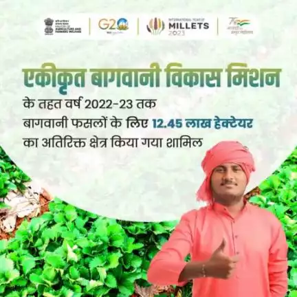 एकीकृत बागवानी विकास मिशन के तहत वर्ष 2022-23 तक बागवानी फसलों के लिए 12.45 लाख हेक्टेयर का अतिरिक्त क्षेत्र शामिल किया गया है।
#agrigoi #horticulture #MIDH #aatmanirbharkrishi #aatmanirbharkisan