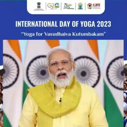 #IDY2023: प्रधानमंत्री नरेंद्र मोदी ने कहा कि योग से सामूहिक ऊर्जा कई गुना बढ़ जाती है