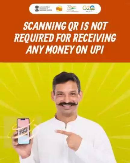 Did you know? Scanning QR is only required while paying someone. You are not required to scan QR to receive any money on UPI.

#onlinepayments #scamalert #cybersafety