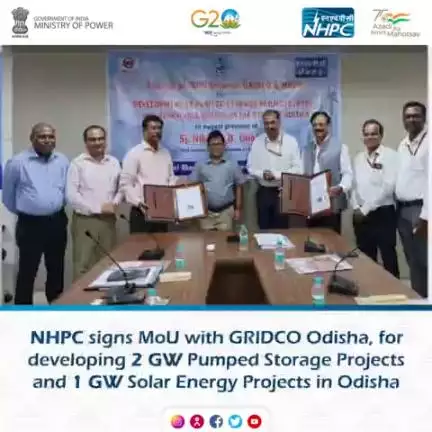 #NHPC and GRIDCO #Odisha Join Hands for #Hydropower and #RenewableEnergy Development