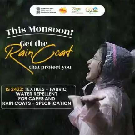 Don't let the rain dampen your spirits with this BIS-certified raincoat that will keep you safe and dry.

#rainalert  #rainyday  #safetystandards  #raincoat  #indianstandards