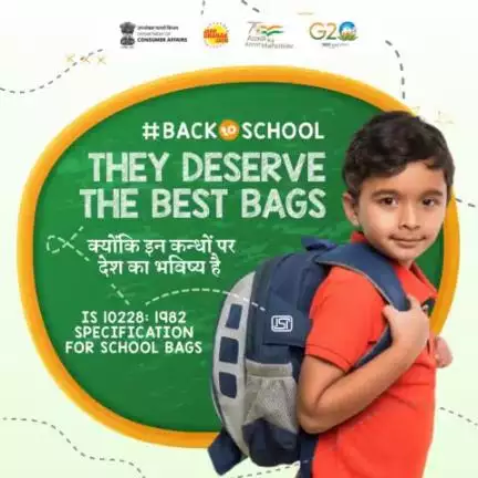 BIS helps school students with IS 10228 : 1992, a standard for bags that carry their books and tools. The bags reflect their style and emotions.

#schoolbags #studenteducation #indianstandards