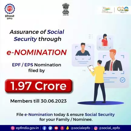 File e-Nomination today online through UAN, to ensure #SocialSecurity for your family/nominee.

#epf #pf #ईपीए #पीएफ #ep