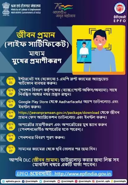 How to get Jeevan Pramaan through Face Authentication?

#ईपीएफ #पीएफ #epfo #HumHaiNa #epf #epfowithyou #SocialSecurity #AmritMahotsav #bengali #Jeevan