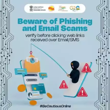 Be cautious of Phishing and Email Scams!
Always take necessary precautions before clicking onto unknown links received on e-mail or SMS.

#phishingemail #onlinesafety #cybersecurity