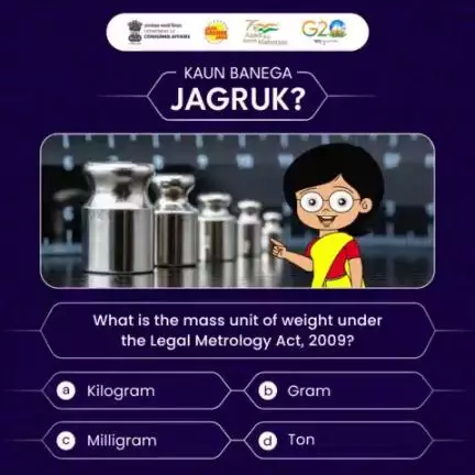 Put your Consumer Affairs IQ to the Test with this KBJ QUIZ.

Leave your answer in the comments section.

#kaunbanegajagruk #jagograhakjago