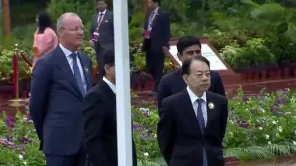 PM reaches Rajghat. 

World leaders to pay floral tributes to Mahatma Gandhi at Rajghat.

#G20India #G20Bharat #G20India2023 #G20S