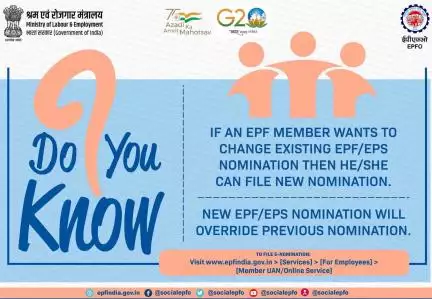 #EPF Members can file new nomination to change existing EPF/ #EPS nomination.

#epf #pension #ईपीएफओ #ईपीएफ #AmritMahots