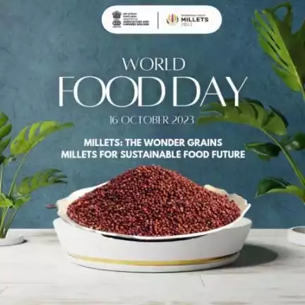 Celebrating the International Year of Millets on #WorldFoodDay, India reaffirms its commitment to food security and addressing climate and water crises. 

#agrigoi #WorldFoodDay2023 #IYM2023  #ClimateResilience #millets