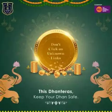 Remember, if you ever need assistance, you can reach out to Cyber Crime Helpline No. 1930
#JaipurPolice #HappyDhanteras