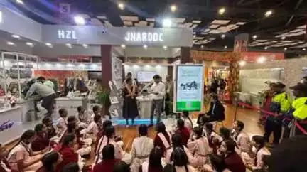 Mining Pavilion of #IITF 2023 attracts 35,000 Visitors Including thousands of students so far

Fascinating Pavilion Provides In-depth Knowledge About Mines & Minerals