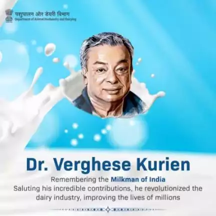 The National Milk Day is celebrated on 26th November to pay tribute to Dr Verghese Kurien’s birthday. He is known to bring the white revolution to India. #NationalMilkDay #Animalhusbandry