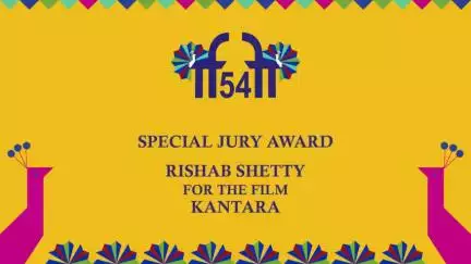 Indian Actor #shetty_rishab takes home the 'Special Jury Award' at #IFFI54 for his captivating performance in  Kantara