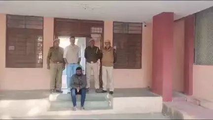 #कार्यवाही थाना सदर द्वारा करीब 04 माह से फरार शराब तस्करी के मामले में लिप्त एक अभियुक्त गिरफ्तार।