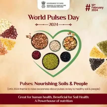 Pulses: Nourishing Soils & People

This year's #WorldPulsesDay theme emphasizes the importance of #pulses in improving #People & #SoilHealth, which can lead to increased #crop productivity & #FoodSecurity with a sustainable