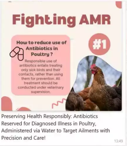 Preserving Health Responsibly: 

Antibiotics Reserved for Diagnosed Illness in Poultry, Administered via Water to Target Ailments with Precision and Care!
#AMR #Poultry #livestockcare