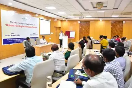 Let us speak the language of Farmers” - Dr P. Chandrashekara, DG MANAGE during the inauguration of a training program on Natural Farming on 26/02/2024

#agrigoi #naturalfarming #Training #agriculture